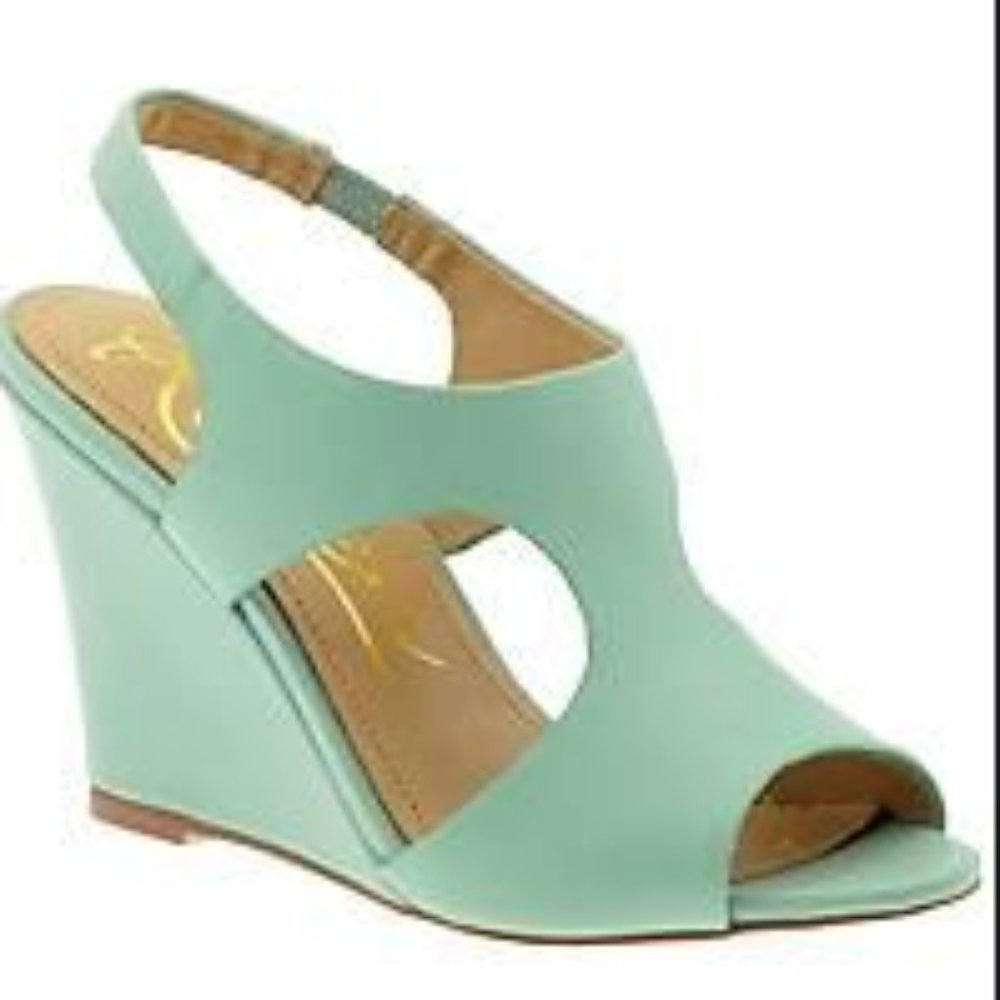 Rowen Montagu Wedges in Mint